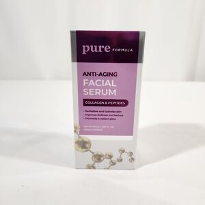 BRAND NEW Pure Formula Anti Aging Facial Serum Collagen Peptides Hydrati…